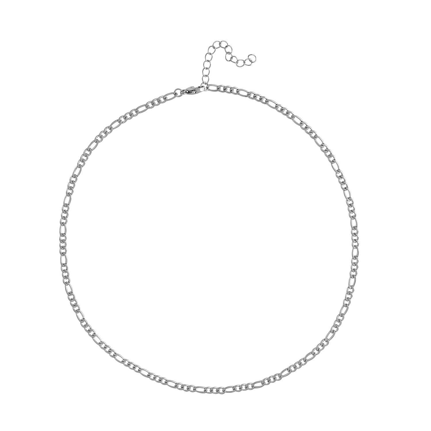 Figaro Necklace 19.5 Inches in Stainless Steel