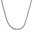 Doorbuster Terahertz Trapezoid 10mm Necklace 18 Inches in Rhodium Over Sterling Silver 250.00 ctw - Sticky add to cart bar