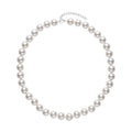 Doorbuster White Shell Pearl Necklace 20 Inches in Stainless Steel - Sticky add to cart bar