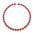 Doorbuster Simulated White Aurora Borealis Tennis Necklace 20 Inches in Silvertone - Sticky add to cart bar