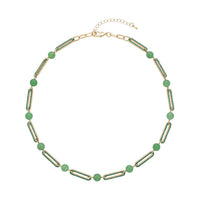 Doorbuster South African Yellow Tiger''s Eye, Champagne Austrian Crystal Paper Clip Necklace (20-22 Inches) in Goldtone 50.00 ctw