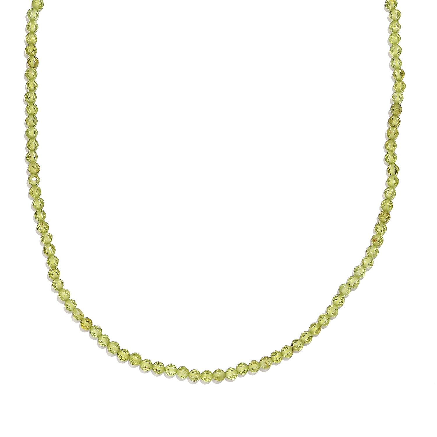 Doorbuster Natural Thai Black Spinel Beaded Necklace 20 Inches in Sterling Silver 43.00 ctw