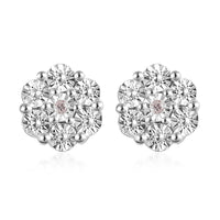 Diamond Accent Stud Earrings in Sterling Silver