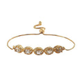 AAA Turkizite Bolo Bracelet in Vermeil Yellow Gold Over Sterling Silver 2.60 ctw - Sticky add to cart bar