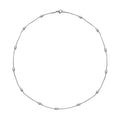 Omega Chain Station Necklace 19.5 Inches in Stainless Steel - Sticky add to cart bar
