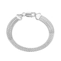 Sterling Silver Bismark Chain Bracelet (7.50 In) (7.60 g) - Sticky add to cart bar