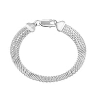 Sterling Silver Bismark Chain Bracelet (7.50 In) (7.60 g)