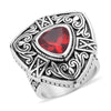 Simulated Ruby Color Diamond