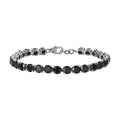 Elite Shungite Tennis Bracelet in Platinum Over Sterling Silver (6.50 In) 7 Grams 8.85 ctw - Sticky add to cart bar
