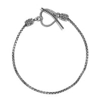 Sterling Silver Cobra Bracelet (7.25 In) 4.50 Grams