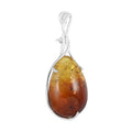 Baltic Amber Convertible Pendant to Brooch in Sterling Silver - Sticky add to cart bar