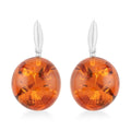 Baltic Amber Dangle Earrings in Sterling Silver - Sticky add to cart bar