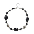 Green Agate and Green Color Glass Necklace 20-22 Inches 200.00 ctw - Sticky add to cart bar