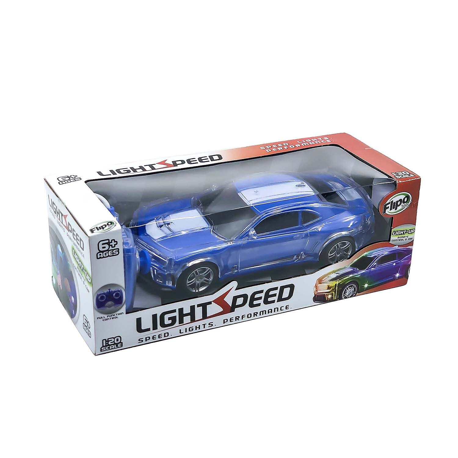 Light Speed LED Illuminated Car | Remote Control Car Toy | RC Cars | Remote Car