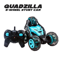 Flipo- Quadzilla | 5-Wheel RC Stunt Car Blue