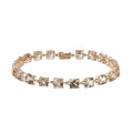 Doorbuster LUXORO 10K Yellow Gold Asscher Cut AAA Turkizite Link Bracelet (6.50 In) (3.20 g) 13.35 ctw - Sticky add to cart bar