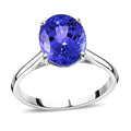 Certified ILIANA 18K White Gold AAA Tanzanite Solitaire Ring 3.07 Grams 2.75 ctw (Delivery in 5-7 Business Days) - Sticky add to cart bar