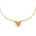 Ottoman Treasure 10K Yellow Gold Heart Necklace 18 Inches 2.90 Grams - Sticky add to cart bar