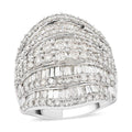 NY Closeout 10K White Gold Diamond Ring 7.60 Grams 3.00 ctw - Sticky add to cart bar
