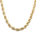 14K Yellow Gold 4mm Rope Necklace 26 Inches 9 Grams - Sticky add to cart bar