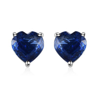 Premium Kashmir Kyanite Earrings in Platinum Over Sterling Silver 3.60 ctw