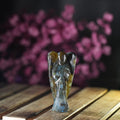 Hand Carved Rose Quartz Gemstone Angel - Pink - Sticky add to cart bar