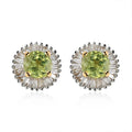 Luxoro 10K Yellow Gold AAA Sava Sphene, Diamond (G-H, I3) (0.33 cts) Earrings 1.85 ctw - Sticky add to cart bar