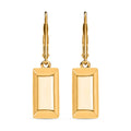 Iliana 18K Yellow Gold Bar Earrings| Gold Lever Back Earrings| Gold Jewelry For Her - Sticky add to cart bar
