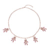 Multi Color Austrian Crystal in Rosetone