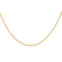 14K Yellow Gold 1.5mm Mariner Chain Necklace 24 Inches 1.40 Grams