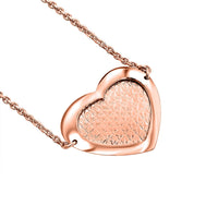 Heart Bolo Bracelet in 14K Rose Gold Over Sterling Silver