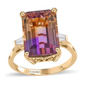 LUXORO 10K Yellow Gold AAA Anahi Ametrine and Diamond Ring 2.50 Grams 7.85 ctw - Sticky add to cart bar