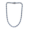 Kashmir Kyanite Necklace 18 Inches in Platinum Over Sterling Silver 24.85 ctw - Sticky add to cart bar