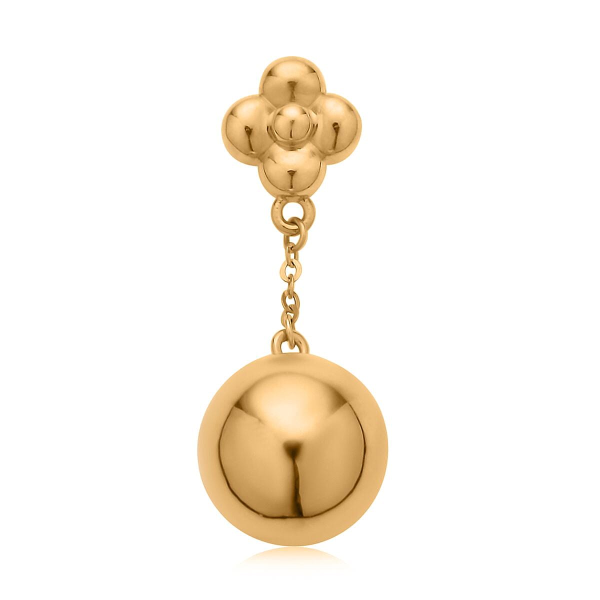 Electroforming Gold Collection 18K Yellow Gold Heart Pendant