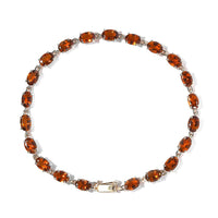 LUXORO 10K Yellow Gold Premium Natural Tanzanian Golden Tourmaline Bracelet (7.25 In) 3.10 Grams 8.60 ctw