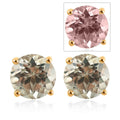Certified & Appraised Iliana AAA Turkizite 3.00 ctw Solitaire Stud Earrings in 18K Yellow Gold - Sticky add to cart bar