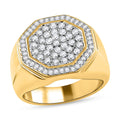 NY Closeout Diamond Ring in Vermeil YG Over Sterling Silver (Size 10.0) (10 g) 1.00 ctw - Sticky add to cart bar