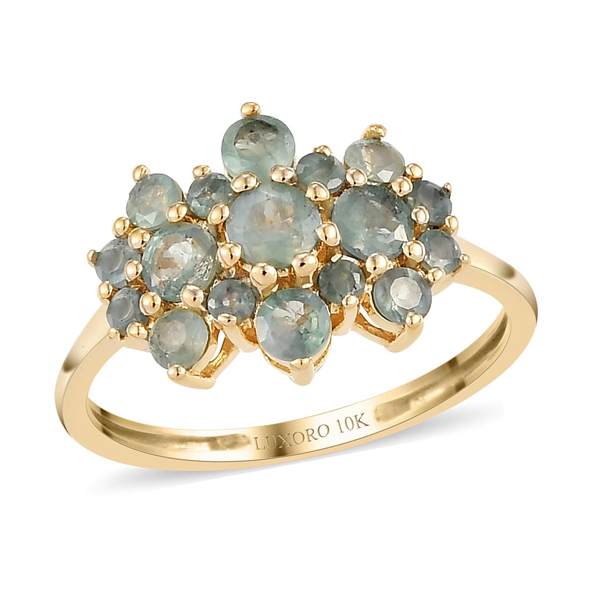 LUXORO 10K Yellow Gold Premium Narsipatnam Alexandrite Ring 1.00 ctw