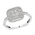 LUXORO 10K White Gold Lab Grown Diamond (G-H, SI) Ring (Size 10.0) 0.50 ctw - Sticky add to cart bar