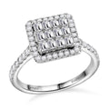 RHAPSODY 950 Platinum Diamond (G-H, VS) Ring (Size 5.0) (4.95 g) 1.00 ctw - Sticky add to cart bar