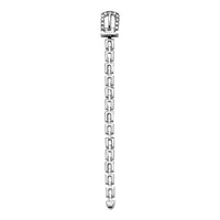 Natural White Zircon Adjustable Ring in Rhodium Over Sterling Silver (Size 5-10) 0.20 ctw