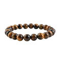Black Agate Beaded Stretch Bracelet 86.50 ctw - Sticky add to cart bar