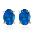 Luxoro 10K Yellow Gold AA Malgache Neon Apatite Earrings 1.60 ctw - Sticky add to cart bar