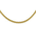 Italian 14K Yellow Gold Over Sterling Silver Bismark Chain 20 Inches 3 Grams - Sticky add to cart bar