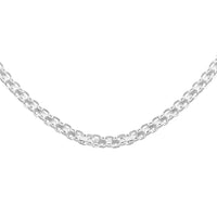 Italian Sterling Silver Bismark Chain 20 Inches 3 Grams