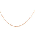 Italian 14K Rose Gold Over Sterling Silver Link Gucci Chain 24 Inches 2.90 Grams - Sticky add to cart bar