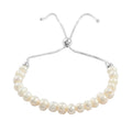 Freshwater Pearl Bolo Bracelet in Sterling Silver - Sticky add to cart bar