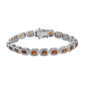 Premium Natural Tanzanian Golden Tourmaline Bracelet in Platinum Over Sterling Silver (7.25 In) 13 Grams 5.40 ctw - Sticky add to cart bar