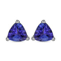 Rhapsody AAAA Tanzanite 2.70 ctw Solitaire Stud Earrings in 950 Platinum - Sticky add to cart bar