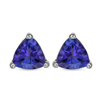 Rhapsody AAAA Tanzanite 2.70 ctw Solitaire Stud Earrings in 950 Platinum